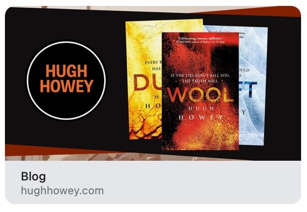 Hugh Howey: Blog Logo
